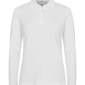 Stretch Premium Polo L/S Women, miniatyr 4