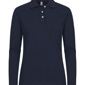 Stretch Premium Polo L/S Women, miniatyr 3