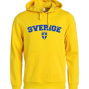 Sverige Hoody Gul