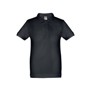 THC ADAM KIDS II. Kortärmad bomullspikétröja för barn (unisex)