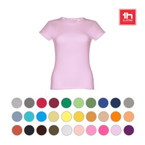 THC SOFIA. T-shirt i bomull för damer, miniatyr 1