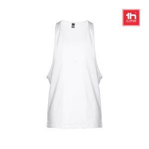 THC IBIZA WH. T-shirt i bomull med delad ärm för män, miniatyr 2