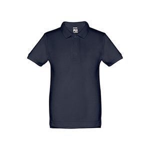 THC ADAM KIDS. Kortärmad bomullspikétröja för barn (unisex), miniatyr 12