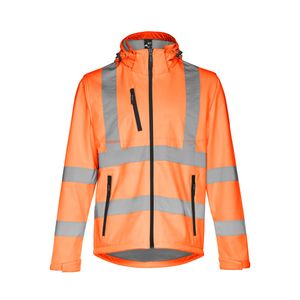 THC ZAGREB WORK. Softshelljacka med hög synlighet (unisex), miniatyr 6