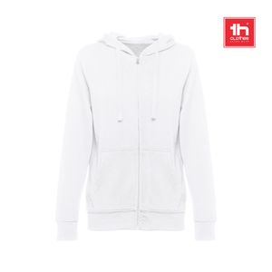 THC AMSTERDAM WOMEN WH. Tröja med huva med hel dragkedja för kvinnor, miniatyr 1