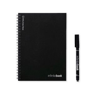 INFINITEBOOK PLAIN A5. Infinitebook med flexibelt omslag och 15 blanka whiteboardsidor, miniatyr 8
