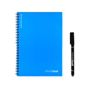 INFINITEBOOK PLAIN A5. Infinitebook med flexibelt omslag och 15 blanka whiteboardsidor, miniatyr 6
