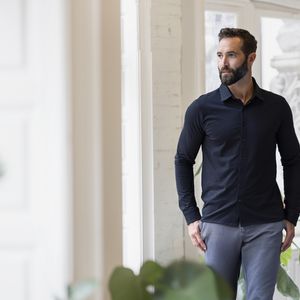 Hedley Stretch Shirt Men, miniatyr 1