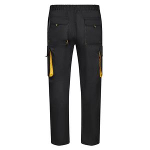 VL HYPNOS. Tvåfärgade byxor i twill med flera fickor (200g/m²), i bomull (35%) och polyester (65%), miniatyr 2