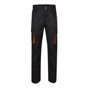 VL HYPNOS. Tvåfärgade byxor i twill med flera fickor (200g/m²), i bomull (35%) och polyester (65%), miniatyr 17