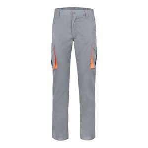 VL HYPNOS. Tvåfärgade byxor i twill med flera fickor (200g/m²), i bomull (35%) och polyester (65%), miniatyr 15