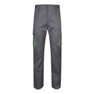 VL HYPNOS. Tvåfärgade byxor i twill med flera fickor (200g/m²), i bomull (35%) och polyester (65%), miniatyr 6