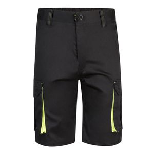 VL HEMERA. Tvåfärgade bermudashorts med flera fickor i stretch (240g/m²), i bomull (46%), EME (38%) och polyester (16%), miniatyr 3