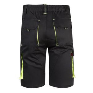 VL HEMERA. Tvåfärgade bermudashorts med flera fickor i stretch (240g/m²), i bomull (46%), EME (38%) och polyester (16%), miniatyr 2