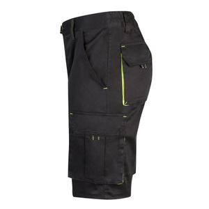 VL HEMERA. Tvåfärgade bermudashorts med flera fickor i stretch (240g/m²), i bomull (46%), EME (38%) och polyester (16%), miniatyr 4
