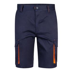 VL HEMERA. Tvåfärgade bermudashorts med flera fickor i stretch (240g/m²), i bomull (46%), EME (38%) och polyester (16%), miniatyr 7