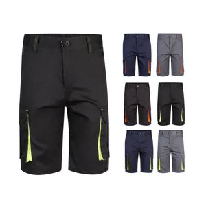 VL HEMERA. Tvåfärgade bermudashorts med flera fickor i stretch (240g/m²), i bomull (46%), EME (38%) och polyester (16%), miniatyr 1