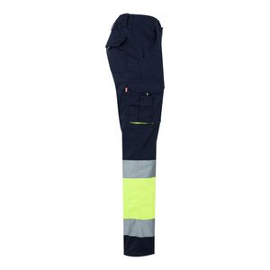 VL ZEUS LARGE. Tvåfärgade stretchbyxor med flera fickor (240g/m²), i bomull (46%), EME (38%) och polyester (16%), miniatyr 5