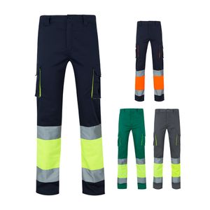 VL ZEUS LARGE. Tvåfärgade stretchbyxor med flera fickor (240g/m²), i bomull (46%), EME (38%) och polyester (16%), miniatyr 1