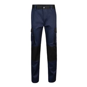 VL NJORD. Tvåfärgade byxor i twill med flera fickor (240 g/m²), i bomull (35 %) och polyester (65 %), miniatyr 4