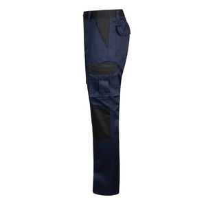 VL NJORD. Tvåfärgade byxor i twill med flera fickor (240 g/m²), i bomull (35 %) och polyester (65 %), miniatyr 5