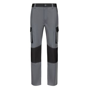 VL NJORD. Tvåfärgade byxor i twill med flera fickor (240 g/m²), i bomull (35 %) och polyester (65 %), miniatyr 7
