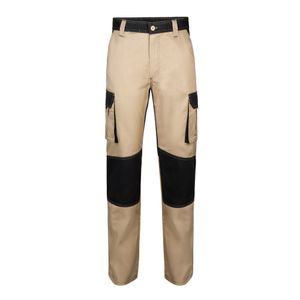 VL NJORD. Tvåfärgade byxor i twill med flera fickor (240 g/m²), i bomull (35 %) och polyester (65 %), miniatyr 6