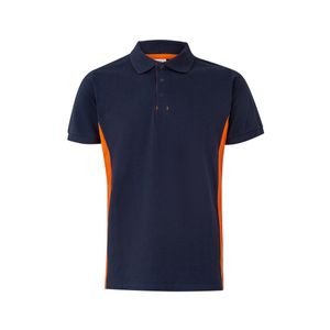 VL SUPAY. Tvåfärgad pikétröja (180g/m²), kortärmad, i bomull (60%) och polyester (40%), miniatyr 16