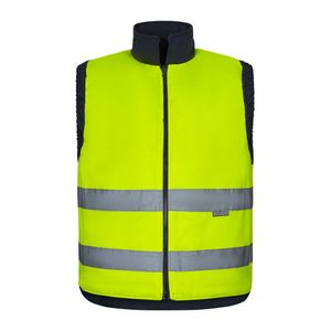 VL DIANA. Vadderad väst (220g/m²), vändbar och multificka, i polyester (100%), med dragkedja och vändbar avdragare, miniatyr 5