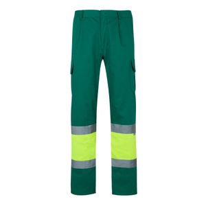 VL POSEIDON. Tvåfärgade byxor i twill med flera fickor (210g/m²), i bomull (20%) och polyester (80%), miniatyr 10