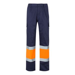 VL POSEIDON. Tvåfärgade byxor i twill med flera fickor (210g/m²), i bomull (20%) och polyester (80%), miniatyr 9