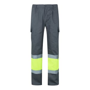 VL POSEIDON LARGE. Tvåfärgade byxor i twill med flera fickor (210g/m²), i bomull (20%) och polyester (80%), miniatyr 11