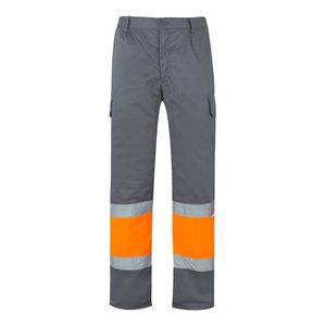 VL POSEIDON LARGE. Tvåfärgade byxor i twill med flera fickor (210g/m²), i bomull (20%) och polyester (80%), miniatyr 8