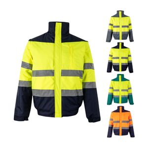 VL JUPITER LARGE. Tvåfärgad vadderad jacka (180g/m²) i polyester (100%), med PU-beläggning, miniatyr 1