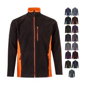 VL GERAS. Tvåfärgad fleecejacka (220g/m²) i polyester (100%), miniatyr 1
