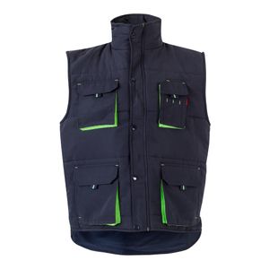 VL NERGAL. Vadderad väst, tvåfärgad, multificka (120g/m²), i polyester (100%), miniatyr 10