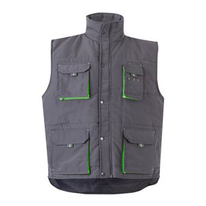 VL NERGAL. Vadderad väst, tvåfärgad, multificka (120g/m²), i polyester (100%), miniatyr 6