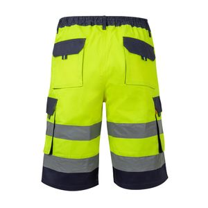 VL HADES. Tvåfärgade bermudashorts med flera fickor (210g/m²), i bomull (20%) och polyester (80%)