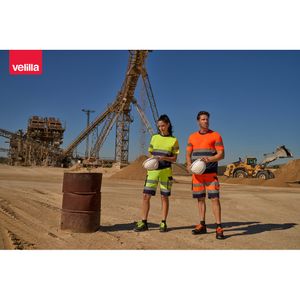 VL HADES. Tvåfärgade bermudashorts med flera fickor (210g/m²), i bomull (20%) och polyester (80%), miniatyr 3