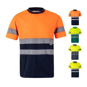 VL BRAHMA LARGE. Tvåfärgad t-shirt (140g/m²), i polyester (100%), miniatyr 1