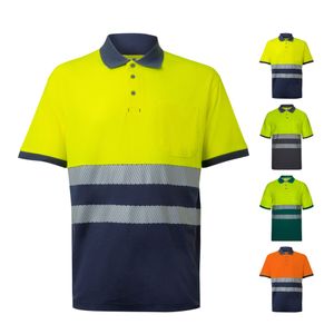 VL ACHELOUS. Tvåfärgad pikétröja (150g/m²) med korta ärmar, i bomull (55%) och polyester (45%), miniatyr 1