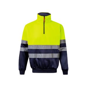 VL THOR. Tvåfärgad sweatshirt (300g/m²) i polyesterfleece (100%), miniatyr 3
