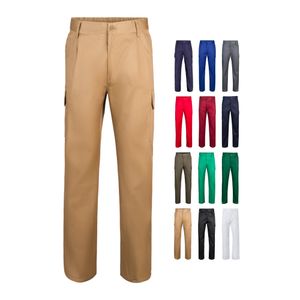 VL MABON. Twillbyxor med flera fickor (200g/m²), i bomull (35%) och polyester (65%), miniatyr 1