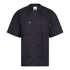 VL DURGA. Kortärmad poplin (110g/m²) köksjacka i bomull (35%) och polyester (65%), miniatyr 4