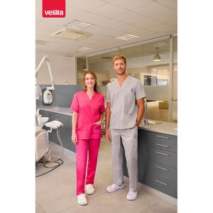 VL ILLAPA. Twilltunika (190g/m²) med korta ärmar, i polyester (65%) och bomull (35%), miniatyr 3