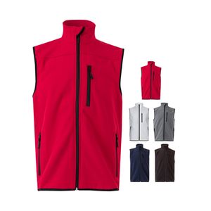 VL VARUNA. Soft shell-väst (280g/m²), med polärt foder, i polyester (94%) och elastan (6%)