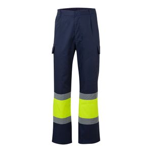 VL ARTEMIS. Tvåfärgade byxor, i twill (190g/m²), bomull (20%) och polyester (80%), miniatyr 3