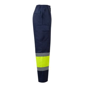 VL ARTEMIS. Tvåfärgade byxor, i twill (190g/m²), bomull (20%) och polyester (80%), miniatyr 5