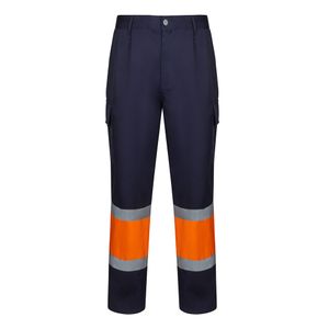 VL ARTEMIS. Tvåfärgade byxor, i twill (190g/m²), bomull (20%) och polyester (80%), miniatyr 6