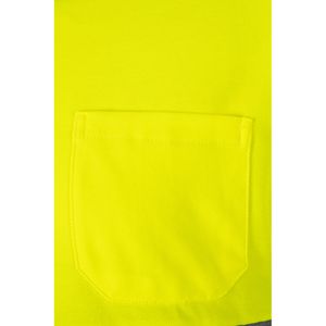 VL PLUTO. Tvåfärgad pikétröja (150g/m²) med långa ärmar, i bomull (55%) och polyester (45%), miniatyr 5